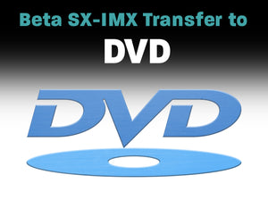 Betacam SX, IMX to DVD