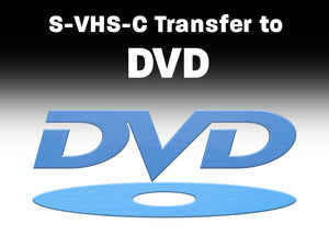 S-VHS, VHS, VHS-C to DVD